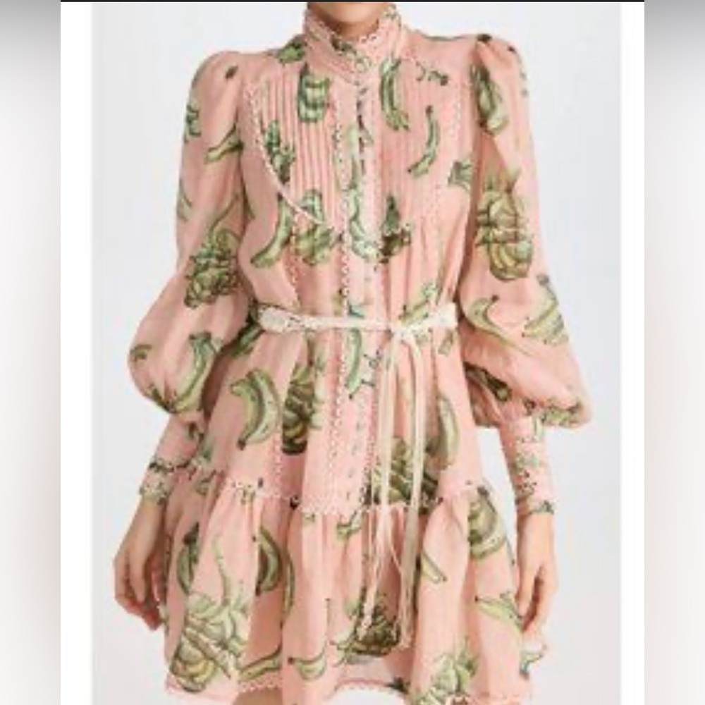 Alemais Floral Print Pink Dress